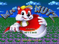 une photo d'Ã©cran de Mr Nutz sur Nintendo Super Nes
